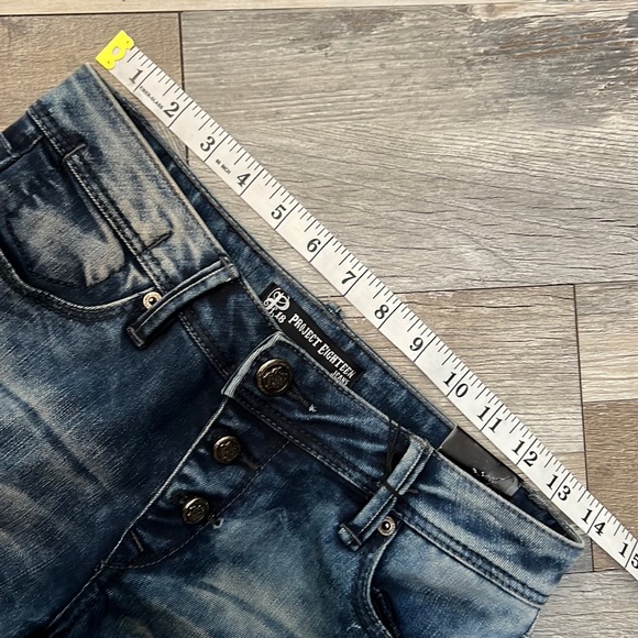 Project 18 NWT Booty lifting blue jeans 26/5 Labella 
Skinny Mid rise unisex - Picture 14 of 15